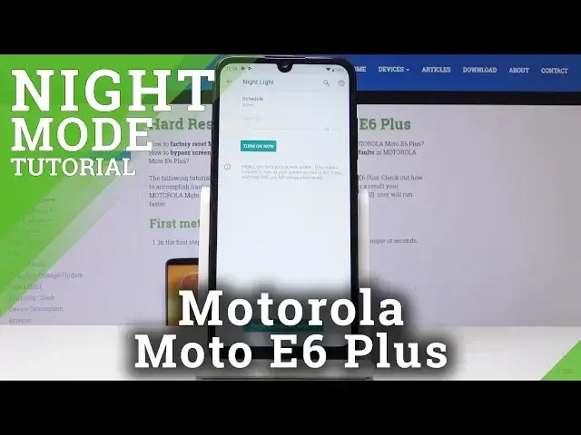 'Video thumbnail for How to Enable Night Light in Motorola Moto E6 Plus - Eye Saver Mode Configuration'