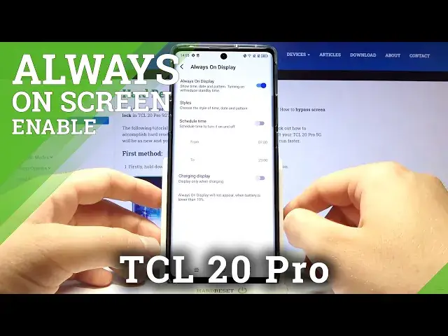 Video thumbnail for How to Turn On Always On Display on TCL 20 Pro 5G – Activate AOD