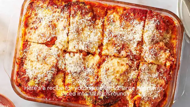 Video thumbnail for Eggplant parm recipe