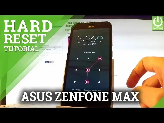 'Video thumbnail for Hard Reset ASUS Zenfone Max ZC550KL - Remove Pattern / Format'