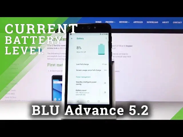 Video thumbnail for How to Locate Battery Percentage in BLU Advance 5.2- Battery Status