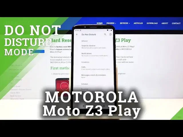 'Video thumbnail for How to Turn On DND Mode in MOTOROLA Moto Z3 Play – Do Not Disturb Mode'