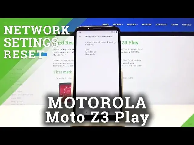 'Video thumbnail for How to Reset Network Settings in MOTOROLA Moto Z3 Play – Reset Connection'