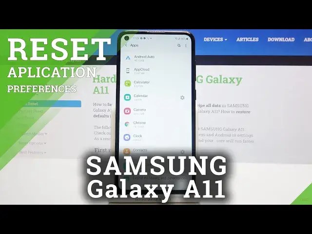 'Video thumbnail for How to Reset App Preferences on SAMSUNG Galaxy A11 – Restore App Preferences'