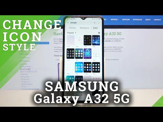 'Video thumbnail for How to Change Icon Style on SAMSUNG Galaxy A32 5G – Icons Adjustment'