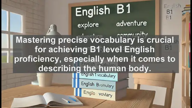 Video thumbnail for 2500 Must Know CEFR B1 Vocabulary - Ankle: Mastering B1 English Vocabulary for Body Parts
