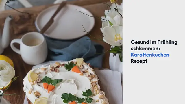 Video thumbnail for Healthy carrot cake recipe