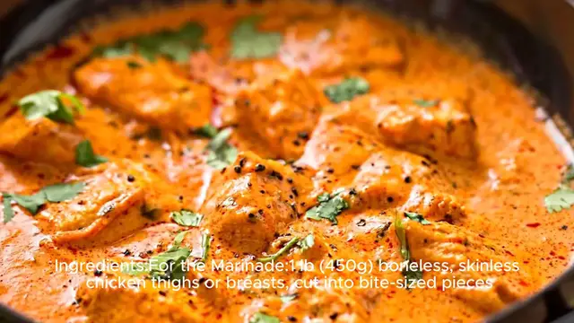 Video thumbnail for Butter Chicken Recipe