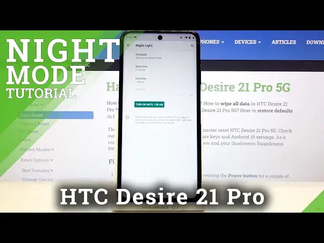 'Video thumbnail for How to Enable Eye Comfort Mode in HTC Desire 21 Pro 5G – Brightness Customization'