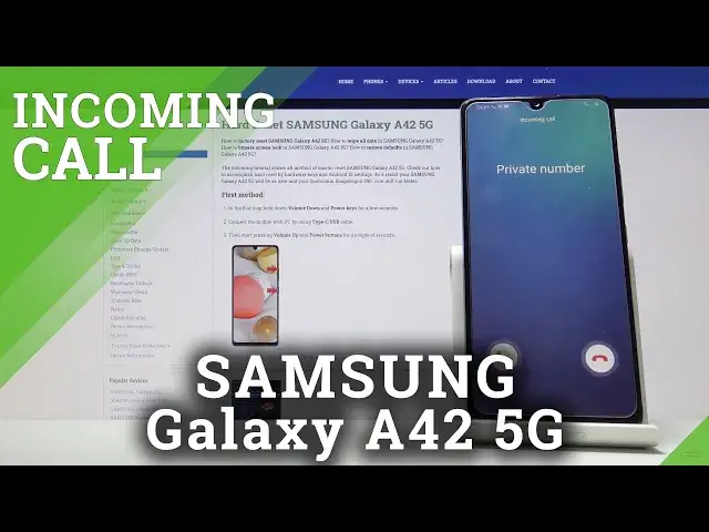 'Video thumbnail for How Incoming Calls Screen Looks Like on SAMSUNG Galaxy A42 5G'