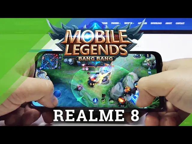 'Video thumbnail for Test Game Mobile Legends on REALME 8 | MediaTek Helio G95 | 4 GB RAM | Gameplay - FPS Check'