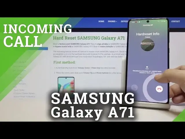 Video thumbnail for Incoming Call Samsung Galaxy A71