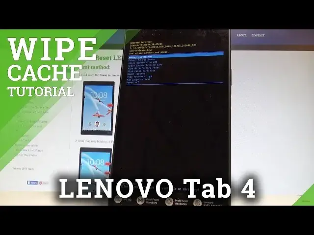 'Video thumbnail for How to Wipe Cache Partition in LENOVO Tab 4 LTE - Reset Cache |HardReset.Info'