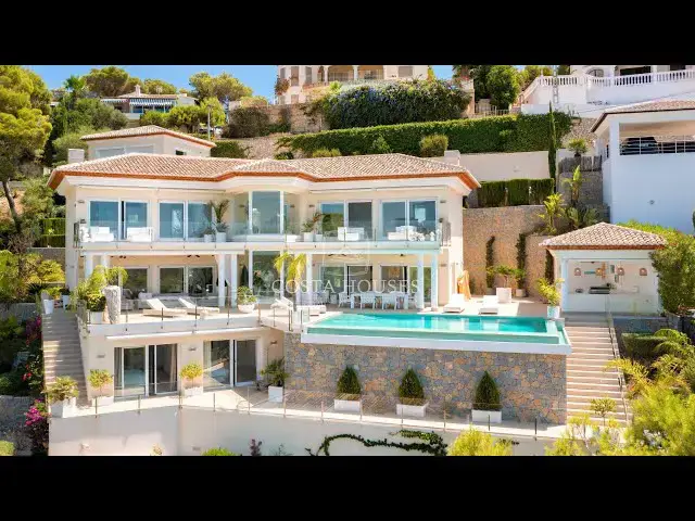 Video thumbnail for ❶ VILLA ARNELLA - LUXURY VILLA WITH SEA VIEWS for sale in Moraira, Costa Blanca Spain