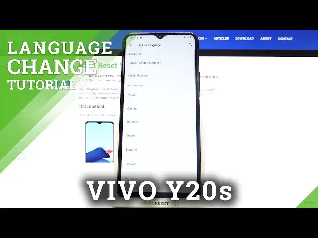 'Video thumbnail for How to Change Language on VIVO Y20s – Set Device Language'