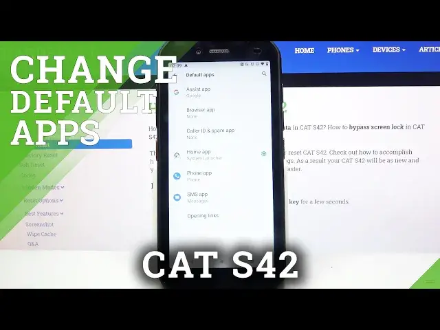 'Video thumbnail for How to Change Default Apps in Cat S42 - Set Up Different Default Browser'