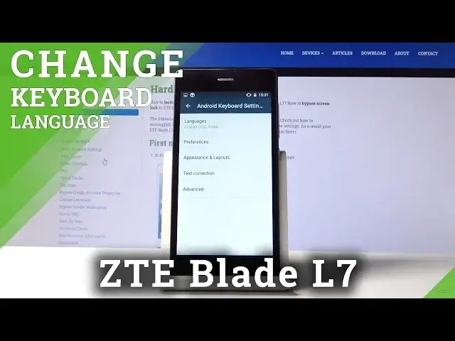 'Video thumbnail for How to Set Up Keyboard in ZTE Blade L7 - Change Keyboard Language'