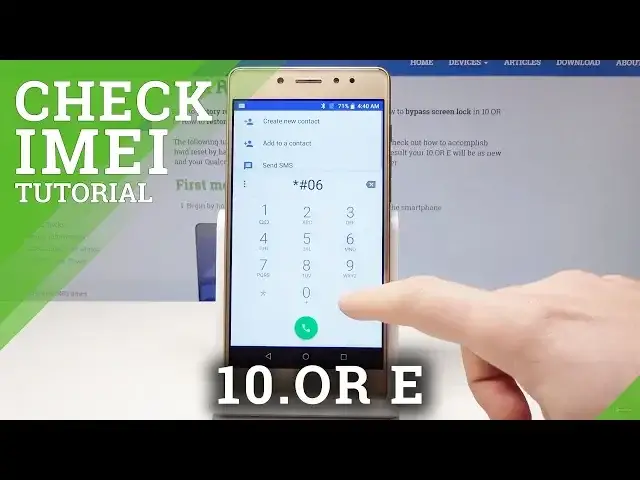 'Video thumbnail for How to Locate IMEI in 10.OR E - IMEI & Serial Number Info'