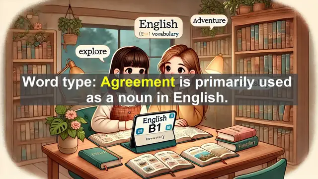 Video thumbnail for 2500 Must Know CEFR B1 Vocabulary - Understanding 'Agreement': Key Word for B1 English Tests