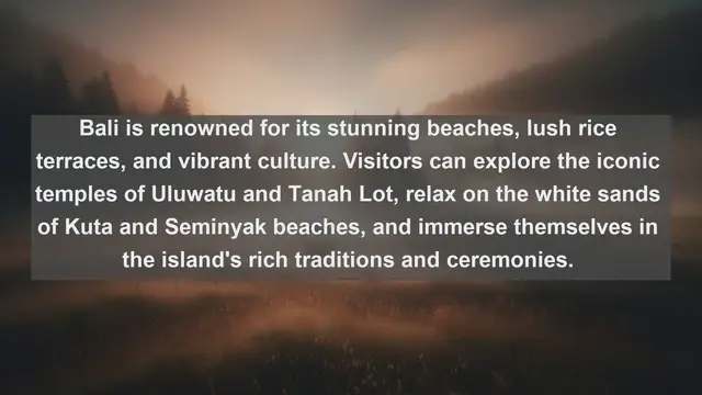 Video thumbnail for Explore Indonesia's Stunning Landscapes: Top 10 Must-Visit Destinations