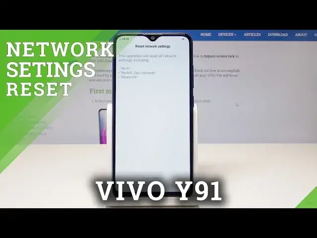 'Video thumbnail for How to Format Network Configuration in VIVO Y91 - Reset Network Settings'