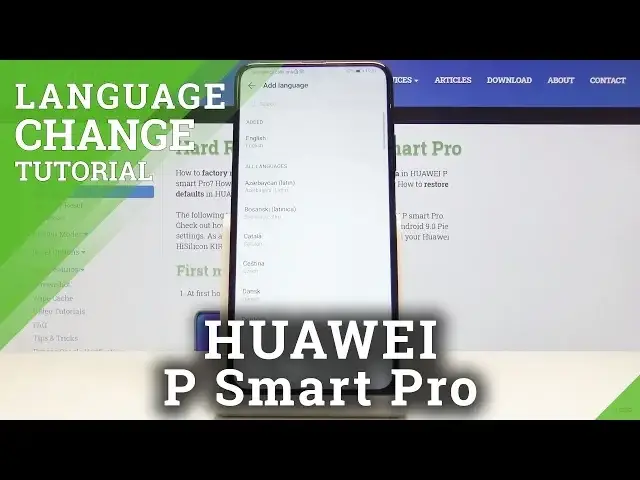 Video thumbnail for How to Update Language Settings in Huawei P Smart Pro - Change Language