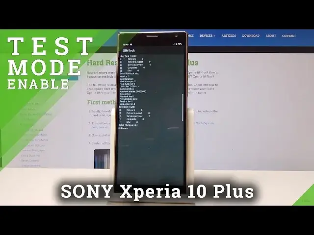Video thumbnail for How to Enter Test Menu in SONY Xperia 10 Plus - Hardware Test Menu