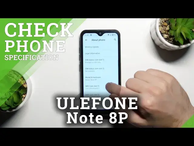 'Video thumbnail for How to Check Phone Model on ULEFONE Note 8P – Locate Phone Specs'