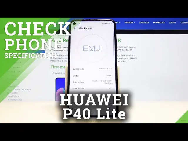 'Video thumbnail for How to Check Phone Details on Huawei P40 Lite - Read Phone Specs'