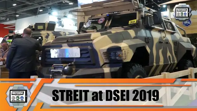 'Video thumbnail for DSEI 2019 Streit Group presents its full range of combat armored vehicles & armored boats London UK'