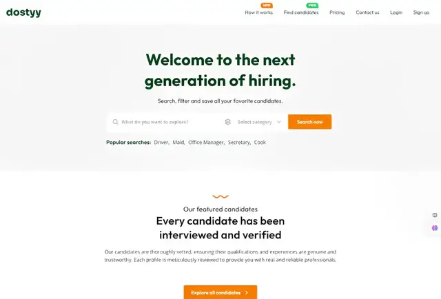 Video thumbnail for Hire Trusted Domestic & Office Staff in Lahore | Dostyy.com