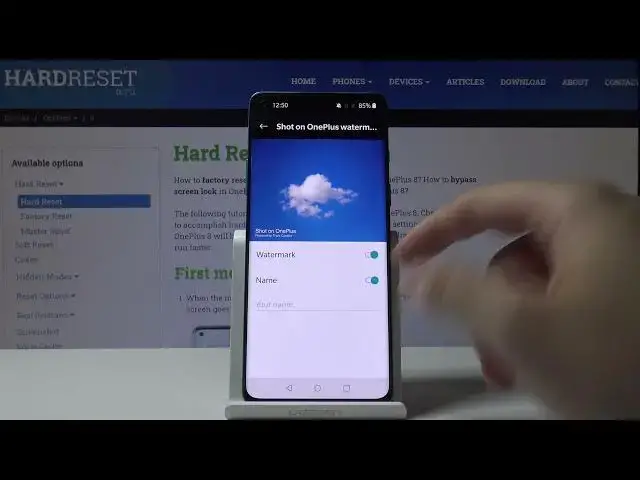 Video thumbnail for Add Camera Watermark in Camera Additional Settings - OnePlus 8