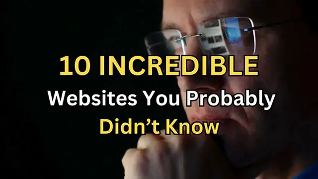 Video thumbnail for 10 INCREDIBLE Websites You Probably Didn’t Know