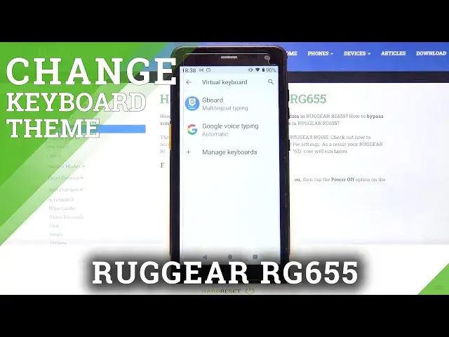 Video thumbnail for Photo as Keyboard Theme - RUGGEAR RG655 and Keyboard Background Customizing