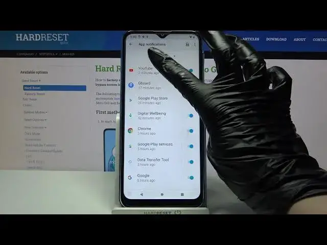 'Video thumbnail for How to Manage Notifications in MOTOROLA Moto G10 – Turn Off Notifications'