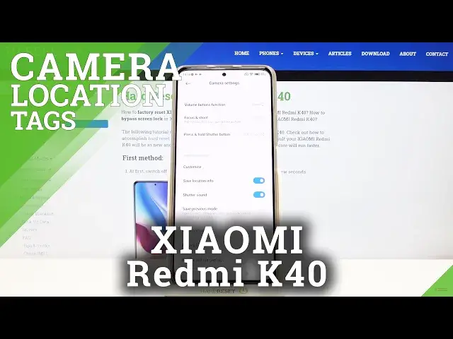 'Video thumbnail for Add / Turn Off Camera Location Tags - XIAOMI Redmi K40'