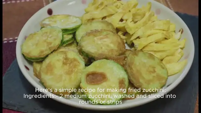 'Video thumbnail for Fried zucchini recipe'