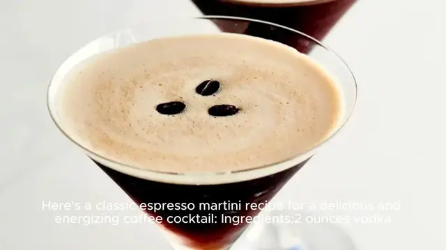 Video thumbnail for Espresso martini recipe