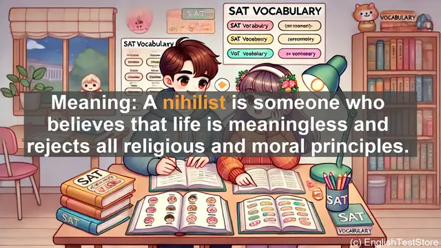 Video thumbnail for 5000 Must Know SAT Vocabulary - What is a Nihilist? Understanding the Philosophy of Nothingness