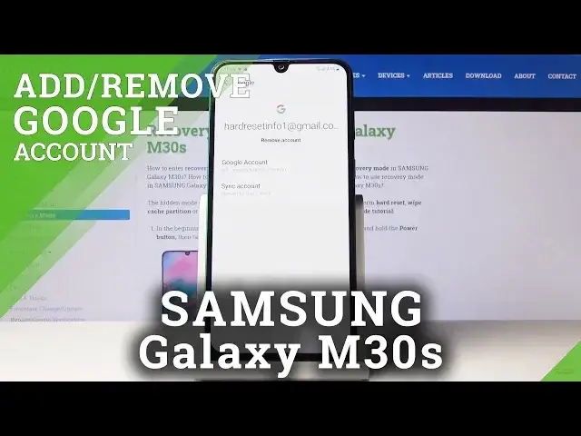 'Video thumbnail for How to Add Google User in Samsung Galaxy M30s – Remove Google Account'