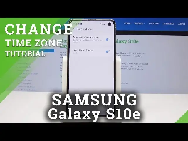 Video thumbnail for How to Change Date & Time in SAMSUNG Galaxy S10e - Set Up Time Settings