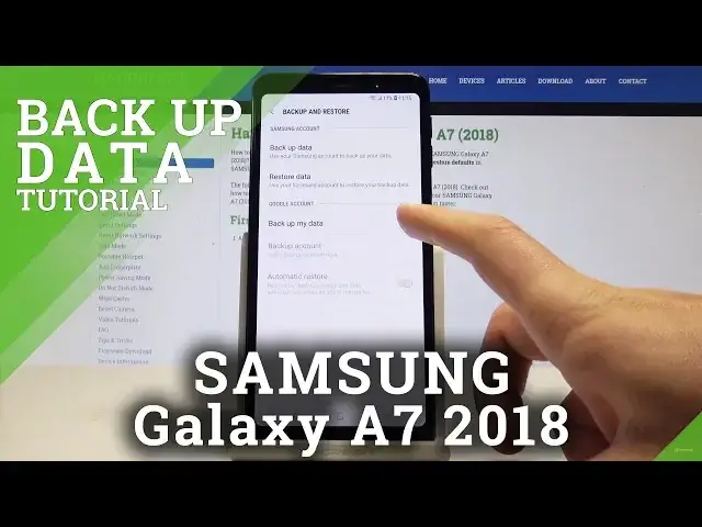 Video thumbnail for How to Back Up Data in SAMSUNG Galaxy A7 (2018) - Enable Google Backup