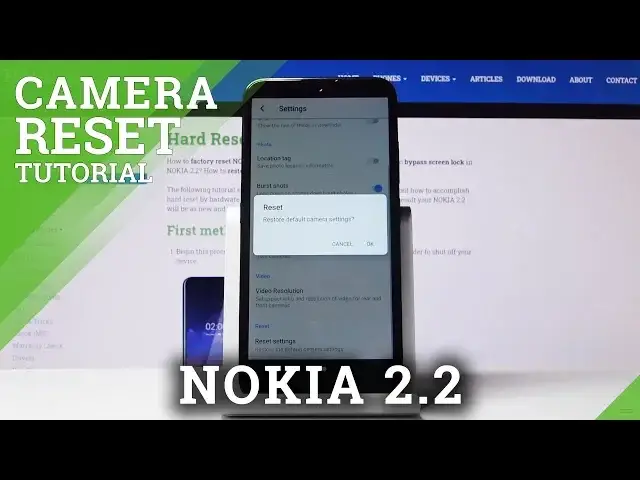 'Video thumbnail for How to Reset Camera in NOKIA 2.2 – Restore Camera Defaults'