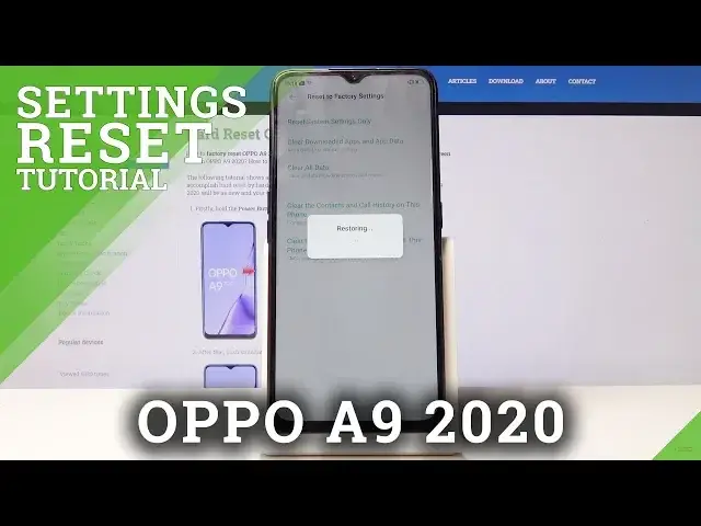 'Video thumbnail for How to Reset Settings in OPPO A9 2020 - Restore Manufacturer’s Setup'