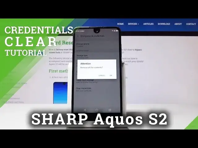 'Video thumbnail for How to Clear Credentials in SHARP Aquos S2 - Delete All Certificates'