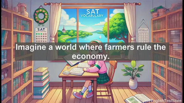 Video thumbnail for 5000 Must Know SAT Vocabulary - Physiocracy: The 18th Century Theory of Agricultural Wealth