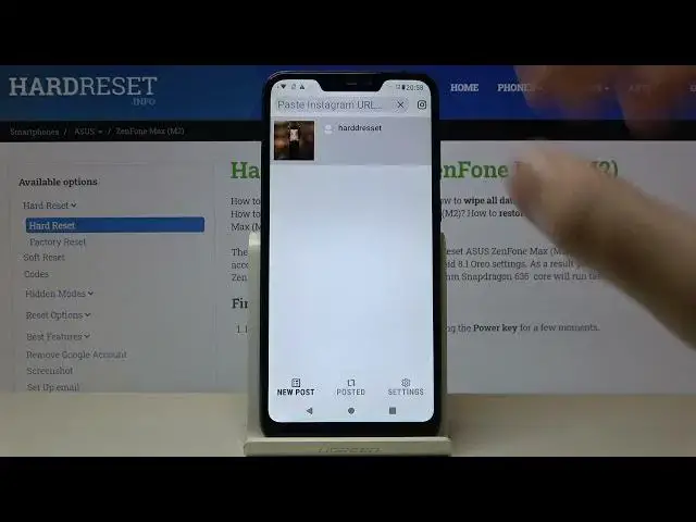 Video thumbnail for ASUS ZenFone Max M2 - How to Download Picture from Instagram & Save Image