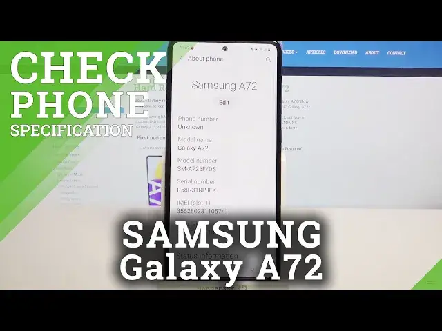 'Video thumbnail for How to Check Phone Specification in SAMSUNG Galaxy A72 – Verify Device Information'