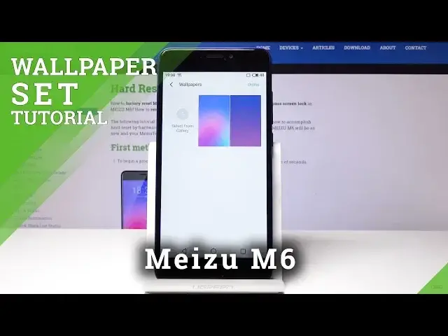 Video thumbnail for How to Change Wallpaper on Meizu M6 - Set Up Home Screen Wallpaper
