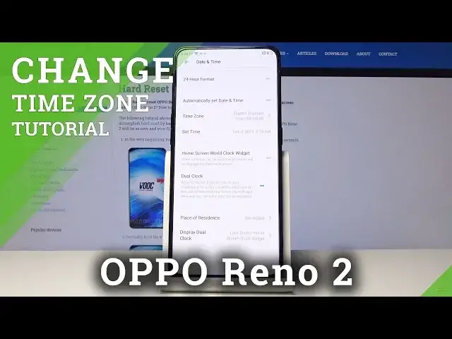 Video thumbnail for How to Change Time & Date in OPPO Reno 2 – Set Up Clock Format / Time Settings